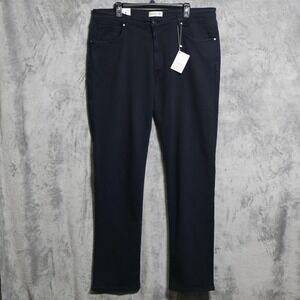 RYE 51 Pants Mens 39x35 Midnight Blue Silo Straight Stretch French Twill Chino